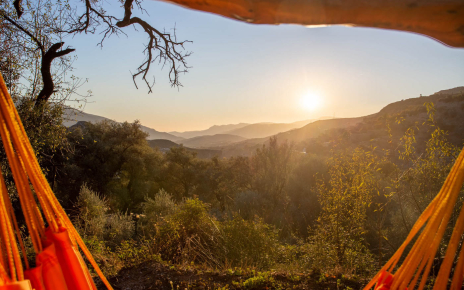 Your views reach as far as the sea on clear days